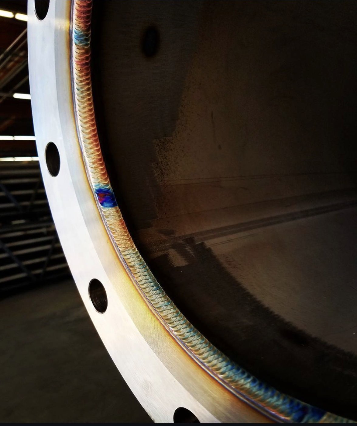 Stainless Steel Flange Weld